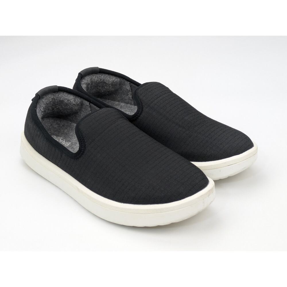 Allbirds Shoes Women's 8 Wool Lounger Slip On Black Round Toe Comfort Low Top